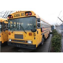 1996 YELLOW BLUEBIRD 56 PASSENGER BUS - 452,802KM