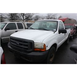 1999 WHITE FORD F-250 TRITON PICK UP 238,337KM GAS