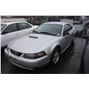 Image 1 : 2000 GREY FORD MUSTANG 2DR CPE 139,728KM GAS