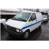 Image 1 : 1996 WHITE FORD AEROSTAR CARGO VAN 48,668KM GAS