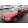 Image 1 : 1991 RED SUBARU LEGACY 16 VALVE 4 DR SW 216,769KM