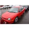 Image 1 : 1996 RED DODGE NEON 4DR SDN 310,230KM GAS 2.0L