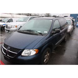 2003 BLUE DODGE GRAND CARAVAN ES 300,574KM GAS