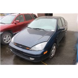 2004 BLUE FORD FOCUS ZTS 4DR SDN 93,816KM GAS