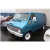 Image 1 : 1974 BLUE DODGE TRADESMAN 200 VAN TMU GAS