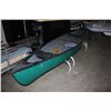 Image 1 : 15FT7 GREEN FIBERGLASS CANOE
