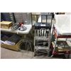 Image 1 : GREY 2 WHEEL DOLLY, 4FT ALUMINUM LADDER & PAIR OF