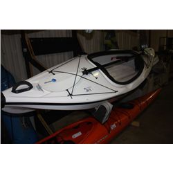 WHITE ENIGMA 10FT KAYAK WITH PADDLE
