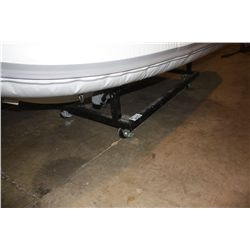 BLACK METAL 4 WHEEL BOAT CART (UNDER LOT 153)