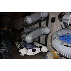 3 TIERED BLACK WOODEN BOAT STAND