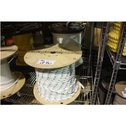 2 LARGE SPOOLS OF MARINE ROPE