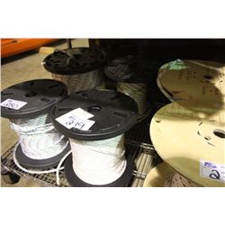 2 LARGE SPOOLS OF MARINE ROPE