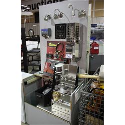 2 DISPLAYS WITH ASSORTED MARINE PRODUCT