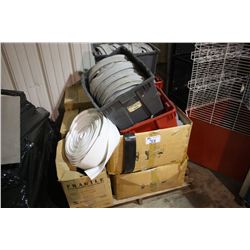 PALLET OF RUBBER BASE BOARD