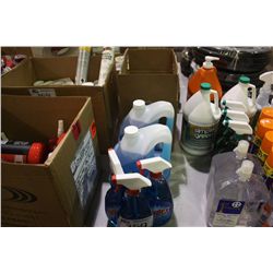 ASSORTED CLEANING PRODUCTS