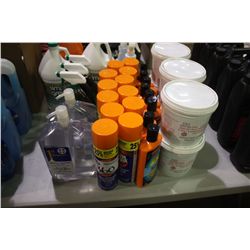 ASSORTED CLEANING PRODUCTS