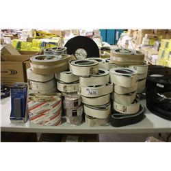 LOT OF SAND PAPER BELTS