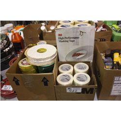 LARGE LOT OF ASSORTED TAPE
