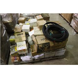 LOT OF ASSORTED FASTENERS AND HARDWARE