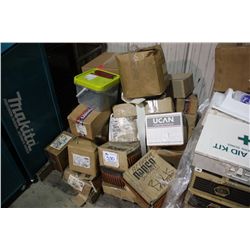 PALLET OF ASSORTED FASTENERS