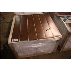 PALLET OF WOOD GRAIN VINYL FLOORING
