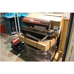 PALLET OF ASSORTED HEATER PARTS