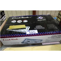 2 COOKMATE DOUBLE BURNER ALCOHOL STOVES