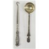 Image 1 : Souvenir Peruvian Spoon and Silver Shoe Button Hook