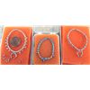 Image 2 : Three Navajo Miniature Squash Blossom Necklaces