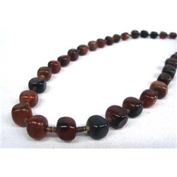 Santo Domingo Amber Heishi Necklace