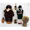 Image 3 : 6 Handcrafted Native American Dolls