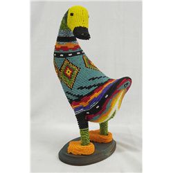 Hand Beaded Duck Statue - Kills Thunder