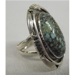 Navajo Turquoise Sterling Ring - RLH