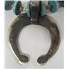 Image 3 : Navajo Turquoise Necklace with Silver Naja - Mitchell