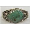 Image 2 : Navajo Turquoise Sterling Bracelet - Ramone