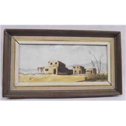 Original Framed Southwest Scene Painting - Gim Jon