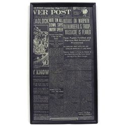 1910 New Mexico Inidan Rebellion in Denver Post Newspaper