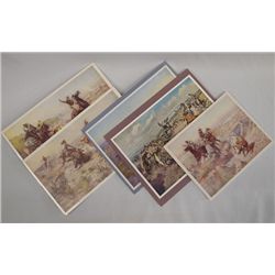 Five 1906-1913 C M Russell Prints