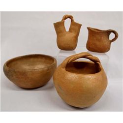 4 Taos Micaceous Pottery artists Romero & Cuchita