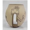Image 1 : Unusual Hopi Cutaway Pottery Jar - Jean Sahmie
