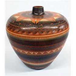 Large Navajo Incised Jar - Terry Smith