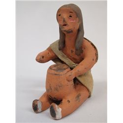 Vintage Pueblo Pottery Figure