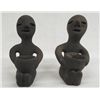 Image 1 : Two Small Tesuque Rain God Clay Figures