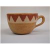 Image 3 : Tarahumara Inidan  Pueblo Polychrome Clay Cup and Saucer
