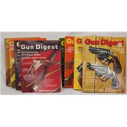 Gun Digest Editions 1970, 1972-77, 1979