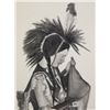 Image 2 : Native American Original Charcoal Painting