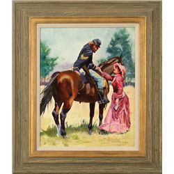 Susan Guy, oil on board