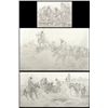 Image 1 : Charlie Dye, three pencil drawings