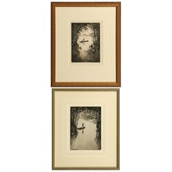 Hans Kleiber, two etchings