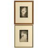 Image 1 : Hans Kleiber, two etchings